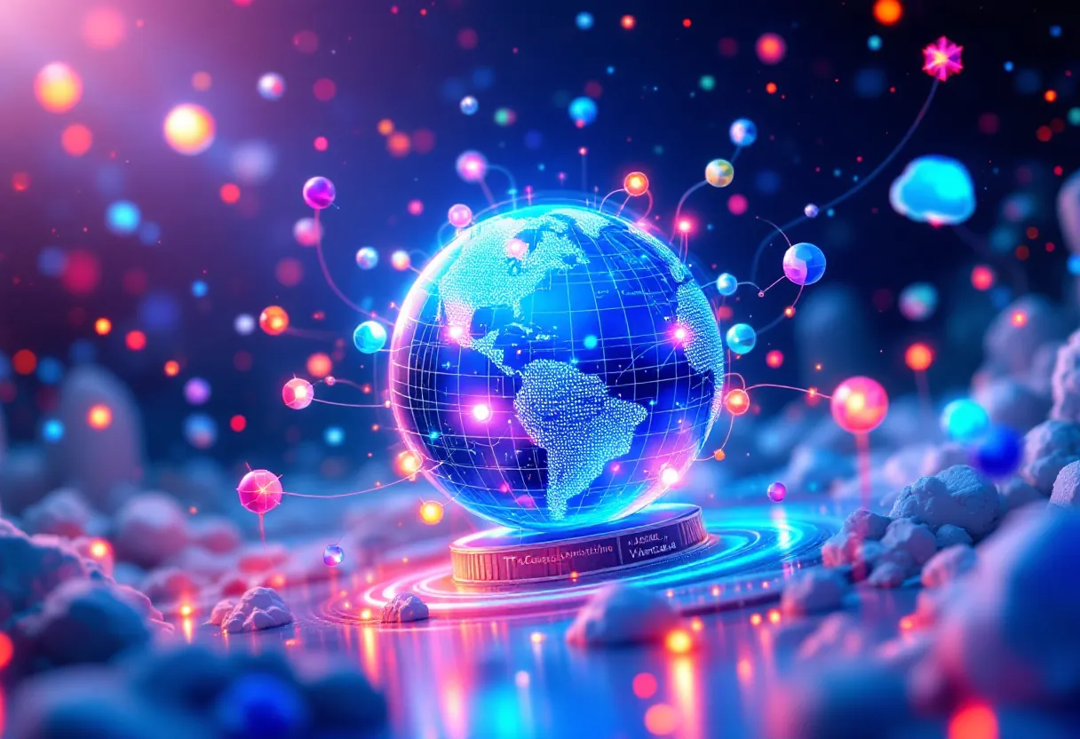 Global technology background